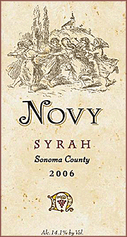 Novy 2006 Sonoma County Syrah 